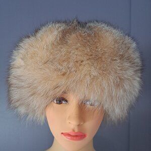 Crystal Fox Pillbox Hat  by Don Anderson